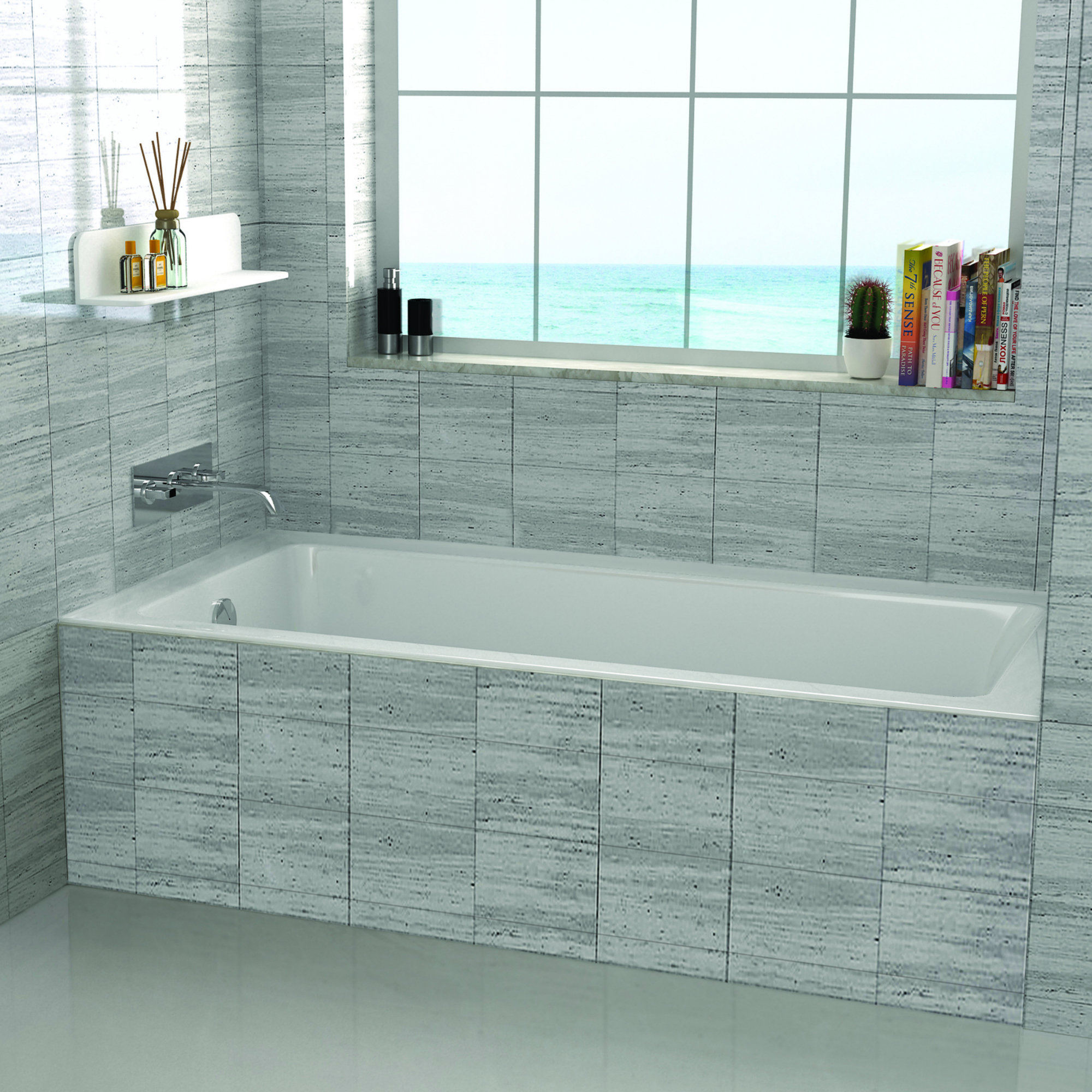 Fine Fixtures 60 X 30 Alcove Soaking Bathtub Reviews Wayfair