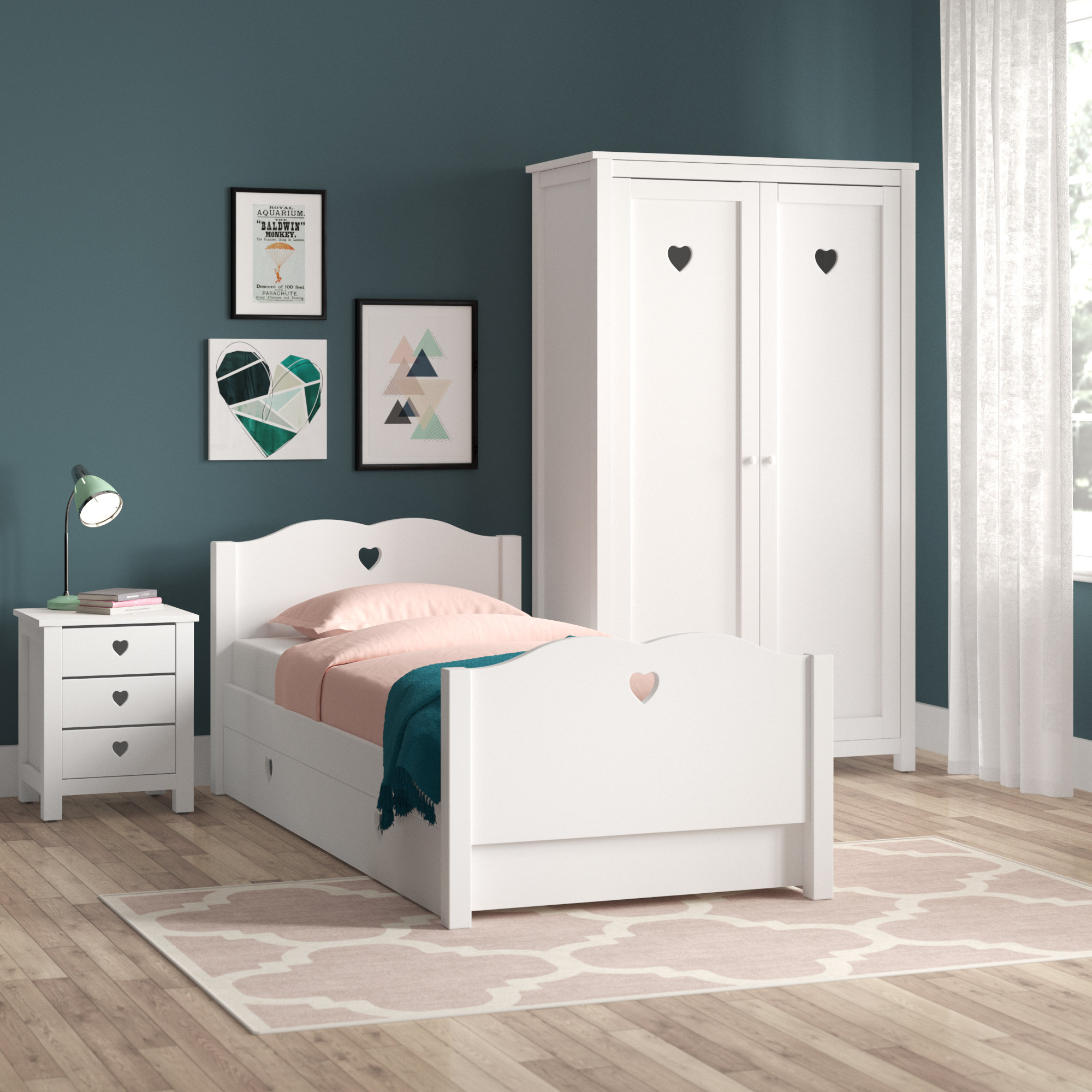 Andrews 4-teiliges Schlafzimmer-Set Andrews 4-teiliges Schlafzimmer-Set
