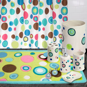 Bubble Gum Complete 19-Piece Bathroom Accessory Set