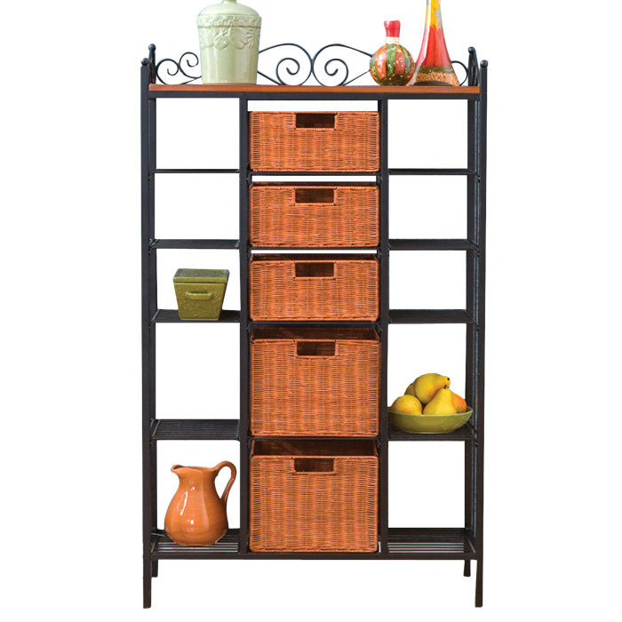 Red Barrel Studio Silverado Storage 5 Drawer Baker's Rack & Reviews