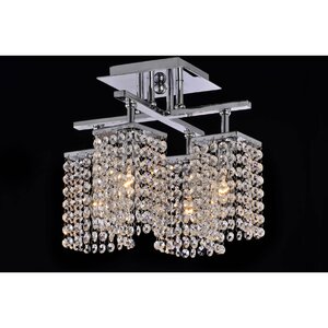 4-Light Semi Flush Mount