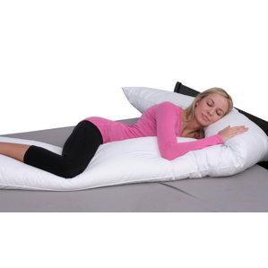 Extra Long Straight Down Alternative Body Pillow by Deluxe Comfort