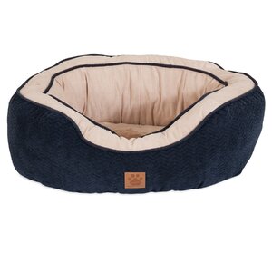 Chevron Gusset Daydreamer Bolster Dog Bed