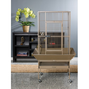 Park Plaza Large Bird Cage with Casters