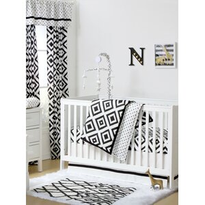 Deco Diamond 6 Piece Crib Bedding Set