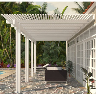 pergola aluminum, wall aluminum pergola | wayfair, Design ideen