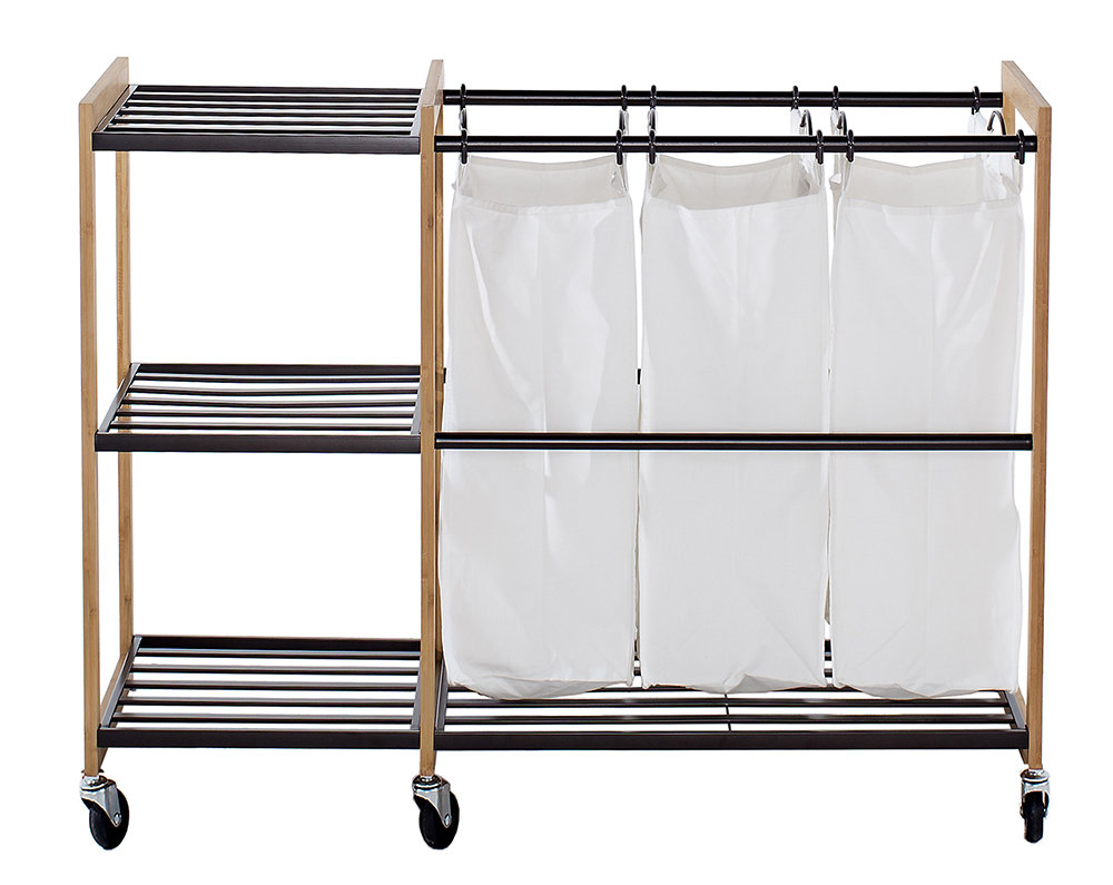 3 Bag Laundry Sorter Reviews Allmodern 3 Bag Laundry Sorter