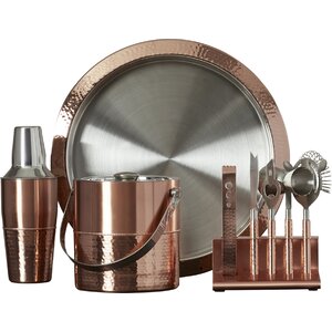 Asher 9 Piece Copper Bar Set