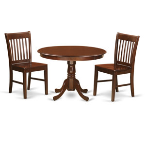 Hartland 3 Piece Dining Table Set by East West F..