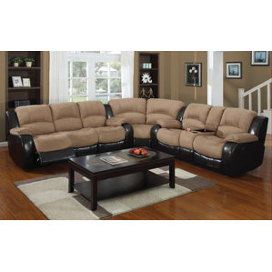 Asher Reversible Reclining Sectional by E-Motion Furniture