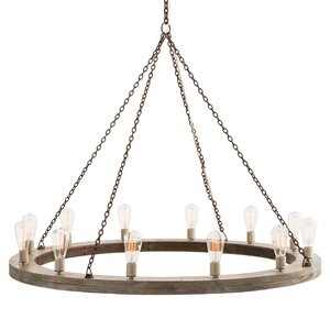 Geoffrey 12-Light Candle-Style Chandelier