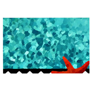 Oriana Cordero 'Ocean' Doormat