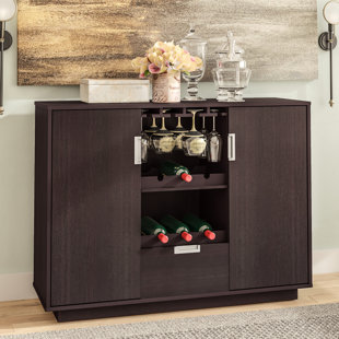 Bar Wine Cabinets You Ll Love Wayfair Attica Bar With Wine Storage