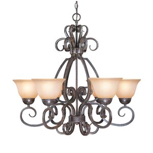 Nettie 6-Light Shaded Chandelier