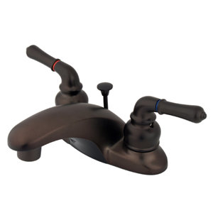 Magellan Double Handle Centerset Bathroom Faucet with Pop-Up Drain