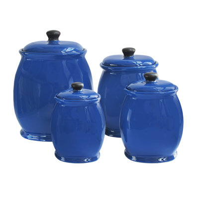 Blue Kitchen Canisters & Jars You'll Love | Wayfair