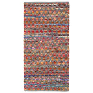 Complex Hand-Loomed Gray/Green Area Rug