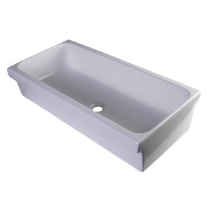 Rectangular Vessel Bathroom Sink