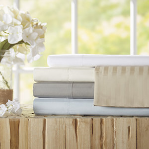 Milne 800 Thread Count Egyptian Quality Cotton Stripe Sheet Sets