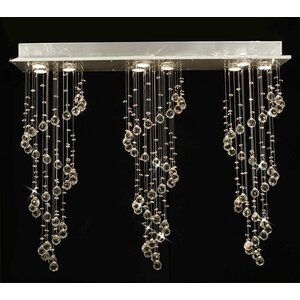 9-Light Crystal Chandelier