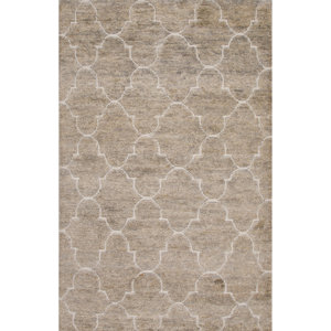 Archer Lane Jute and Wool Gray/Ivory Naturals Area Rug