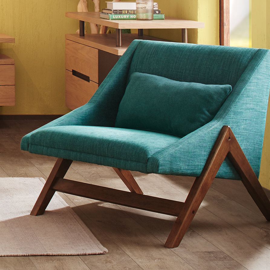 Ink + Ivy Boomerang Lounge Chair & Reviews Wayfair