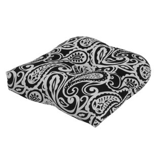 Black And White Patio Cushions Wayfair Outdoor Dining Chair Cushion Set Of 2