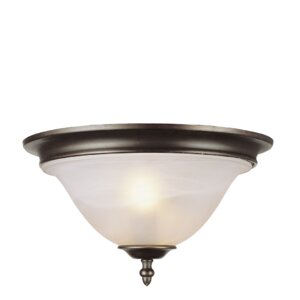 2-Light Flush Mount