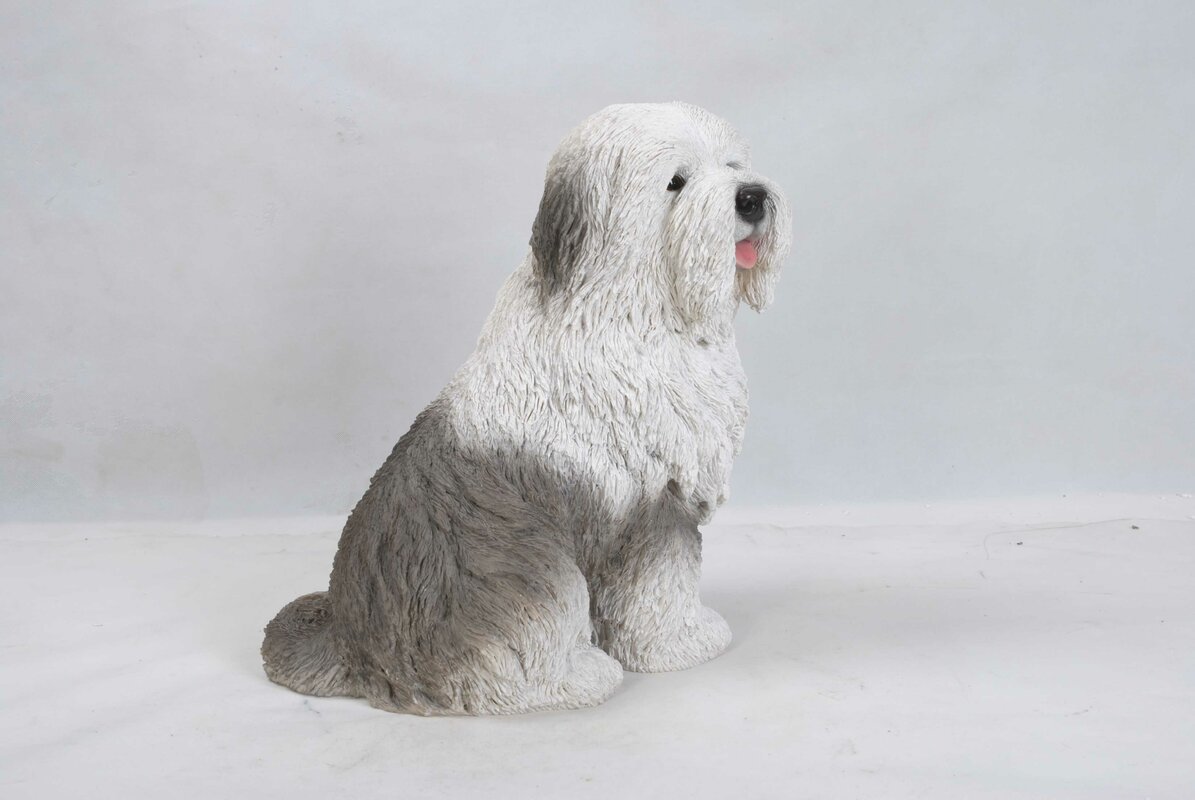 Hi-Line Gift Ltd. Old English Sheepdog Statue & Reviews | Wayfair