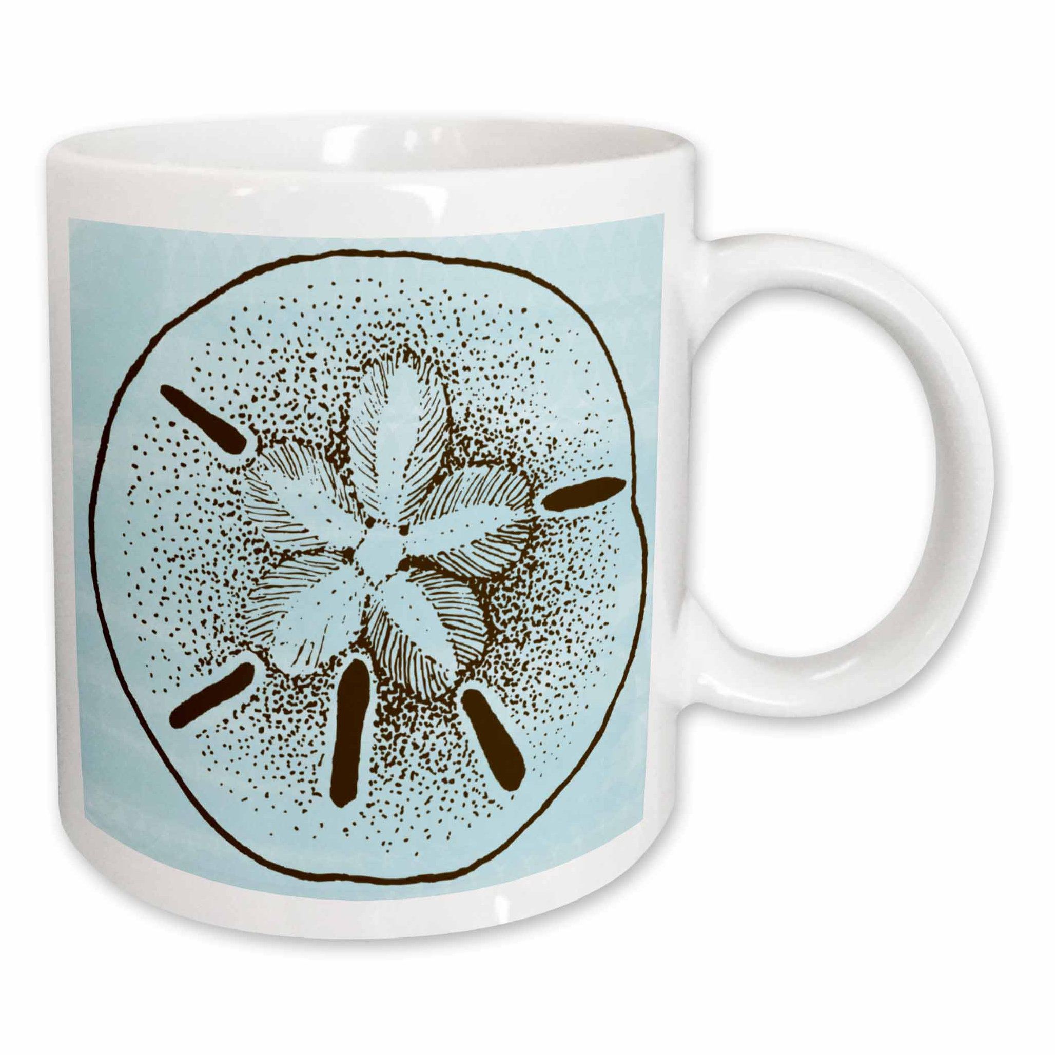 East Urban Home And Brown Sand Dollar Coffee Mug Wayfair