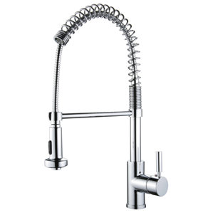 Yosemite Home Decor Spring Pull-Out 1 Handle Bar Faucets