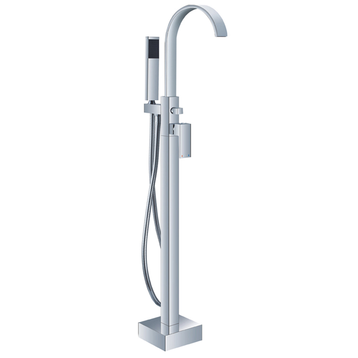 Karl Helixbath Modern Single Handle Floor Mount Freestanding Tub Karl Helixbath Modern Single Handle Floor Mount Freestanding Tub Filler Reviews Wayfair