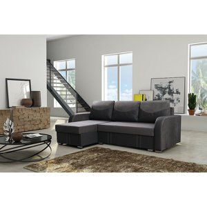 Ecksofa Arosa mit Bettfunktion von Mebas Polstermöbelfabrik