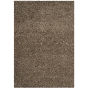 Nickols Shag Taupe Area Rug