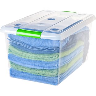 View Store and Slide 61 Qt Storage Box Set of