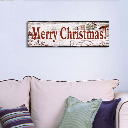 AdecoTrading "Merry Christmas" Wall Décor & Reviews Wayfair