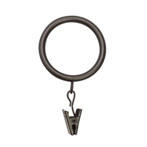 Lockerbie Drapery Curtain Clip Ring (Set of 7)