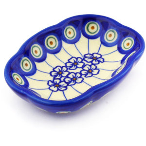 Flowering Peacock Soap Dish
