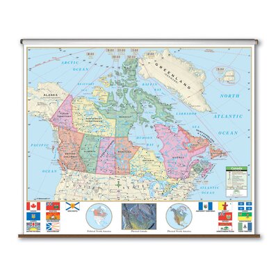 Framed World Wall Maps