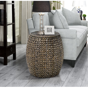 drum side table wood quickview silver drum accent table wayfair drum side table wood quickview silver drum accent table wayfair