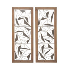 Wood Metal Wall Decor modern cole & grey wall accents | allmodern Wood Metal Wall Decor modern cole & grey wall accents | allmodern