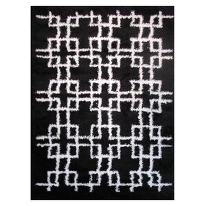 Touch Black/White Indoor Area Rug