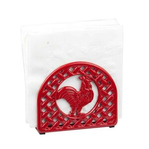 Cast Iron Rooster Napkin Holder