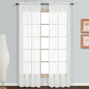 Forrester Rod Pocket Sheer Curtain Panels