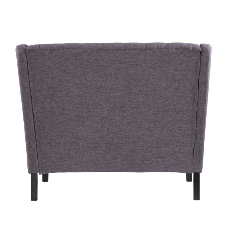 Halpin HighBack Tufted Settee Bench & Reviews Birch Lane