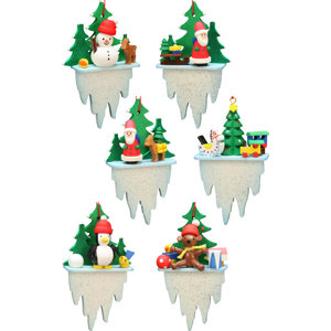 Christian Ulbricht 6 Piece Assorted Icicles Ornament Set