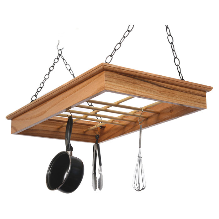 Laurel Highlands Hanging Pot and Pan Rack & Reviews Wayfair