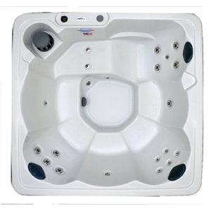 Hudson Bay 6-Person 19-Jet Plug and Play Spa with Stainless Jets and Underwater LED Light