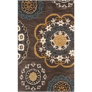 Matthews Brown Tufted Area Rug