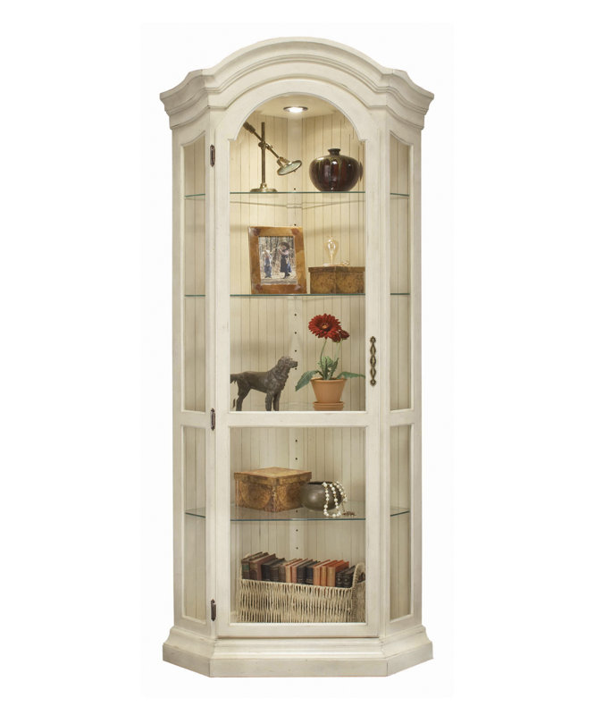 Colortime Panorama Corner Curio Cabinet Reviews Joss Main Colortime Panorama Corner Curio Cabinet